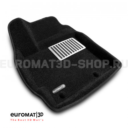Текстильные 3D коврики Euromat3D Lux в салон для Toyota Corolla (2013-2018) № EM3D-005128