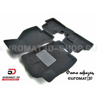 Текстильные 3D коврики Euromat3D Business в салон для Cadillac SRX (2003-2009) № EMC3D-001303 Текстильные 3D коврики Euromat3D Business в салон для Cadillac SRX (2003-2009) № EMC3D-001303
