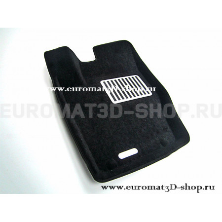 Текстильные 3D коврики Euromat3D Lux в салон для Citroen C4 (2010-) № EM3D-001709