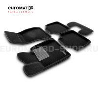 Текстильные 3D коврики Euromat3D Business в салон для Bmw 3 GT (F34) № EMC3D-001216