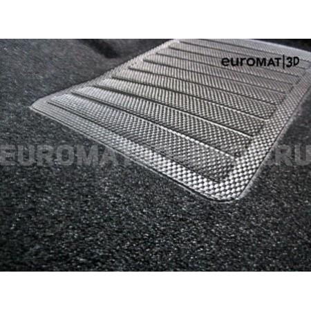 Текстильные 3D коврики Euromat3D Business в салон для Honda Accord (2002-2007) № EMC3D-002605