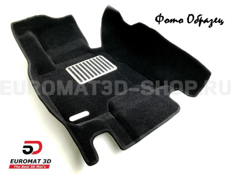 Текстильные 5D коврики с высоким бортом Euromat3D в салон для Kia Sportage SL (2010-2015) № EM5D-002707