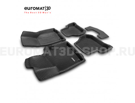 3D коврики Euromat3D EVA в салон для Skoda Octavia A5 (2004-2012) № EM3DEVA-004502