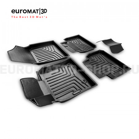 3D коврики Euromat3D Liner в салон для Toyota Camry XV70 (2018-2024) № EM3DLI-005101