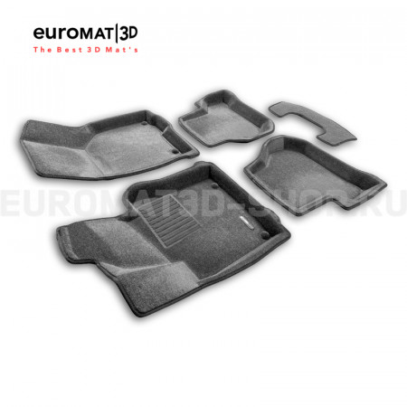 Текстильные 3D коврики Euromat3D Business в салон для Volkswagen Golf 5 (2003-2009) № EMC3D-004502G Серые Текстильные 3D коврики Euromat3D Business в салон для Volkswagen Golf 5 (2003-2009) № EMC3D-004502G Серые