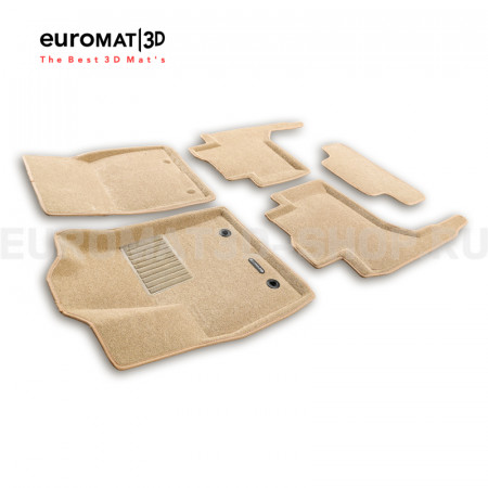 Текстильные 3D коврики Euromat3D Business в салон для Lexus LX600 (2021-) № EMC3D-005109T Бежевые Текстильные 3D коврики Euromat3D Business в салон для Lexus LX600 (2021-) № EMC3D-005109T Бежевые
