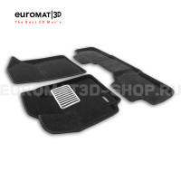 Текстильные 3D коврики Euromat3D Lux в салон для Changan CS55 Plus (2019-) № EM3D-001335