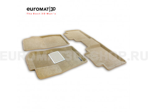 Текстильные 3D коврики Euromat3D Lux в салон для TANK 500 (2023-) № EM3D-004910T Бежевые Текстильные 3D коврики Euromat3D Lux в салон для TANK 500 (2023-) № EM3D-004910T Бежевые
