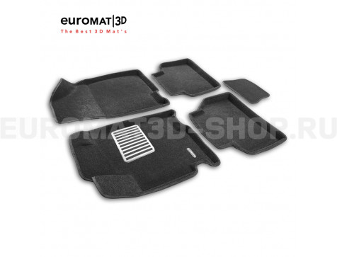 Текстильные 3D коврики Euromat3D Lux в салон для Москвич 6 (2023-) № EM3D-000012 Текстильные 3D коврики Euromat3D Lux в салон для Москвич 6 (2023-) № EM3D-000012