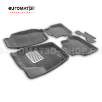 Текстильные 3D коврики Euromat3D Lux в салон для Volkswagen Polo (2010-2020) № EM3D-005416G Серые Текстильные 3D коврики Euromat3D Lux в салон для Volkswagen Polo (2010-2020) № EM3D-005416G Серые