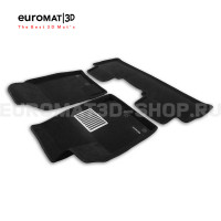 Текстильные 3D коврики Euromat3D Lux в салон для Jetour T2 (2023-) № EM3D-000023