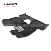 Текстильные 3D коврики Euromat3D Lux в салон для BYD Chazor (2024-) EM3D-001251