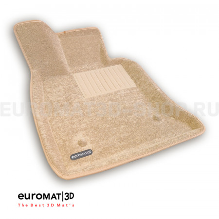 Текстильные 3D коврики Euromat3D Business в салон для Cadillac CT6 (2018-) № EMC3D-001300T Бежевые Текстильные 3D коврики Euromat3D Business в салон для Cadillac CT6 (2018-) № EMC3D-001300T Бежевые