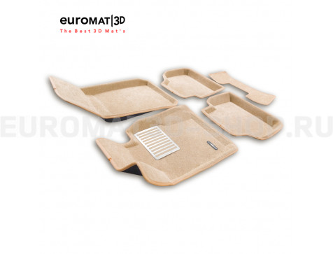 Текстильные 3D коврики Euromat3D Lux в салон для Bmw 3 (E90) (2007-2010) № EM3D-001208T Бежевые Текстильные 3D коврики Euromat3D Lux в салон для Bmw 3 (E90) (2007-2010) № EM3D-001208T Бежевые