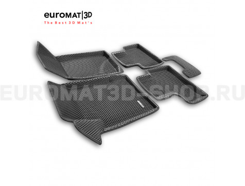 3D коврики Euromat3D EVA в салон для Lada Niva Travel (2020-) № EM3DEVA-005312