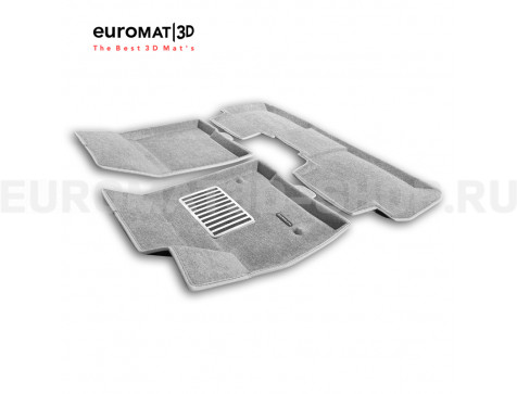 Текстильные 3D коврики Euromat3D Lux в салон для Cadillac XT5 (2017-) № EM3D-001307S Светло-серые Текстильные 3D коврики Euromat3D Lux в салон для Cadillac XT5 (2017-) № EM3D-001307S Светло-серые